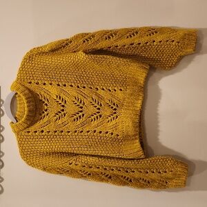 Silverflint Women Knit Cropped Sweater Size S